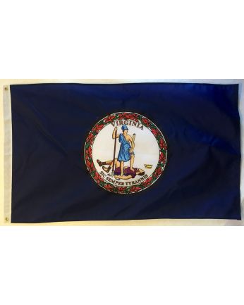 5' x 8' Nylon Virginia Flag with Grommets